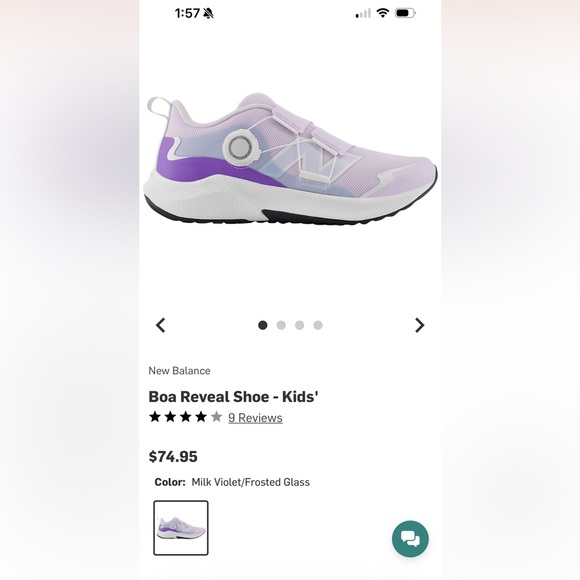 Kids New Balance DynaSoft Reveal v4 BOA - Picture 9 of 15